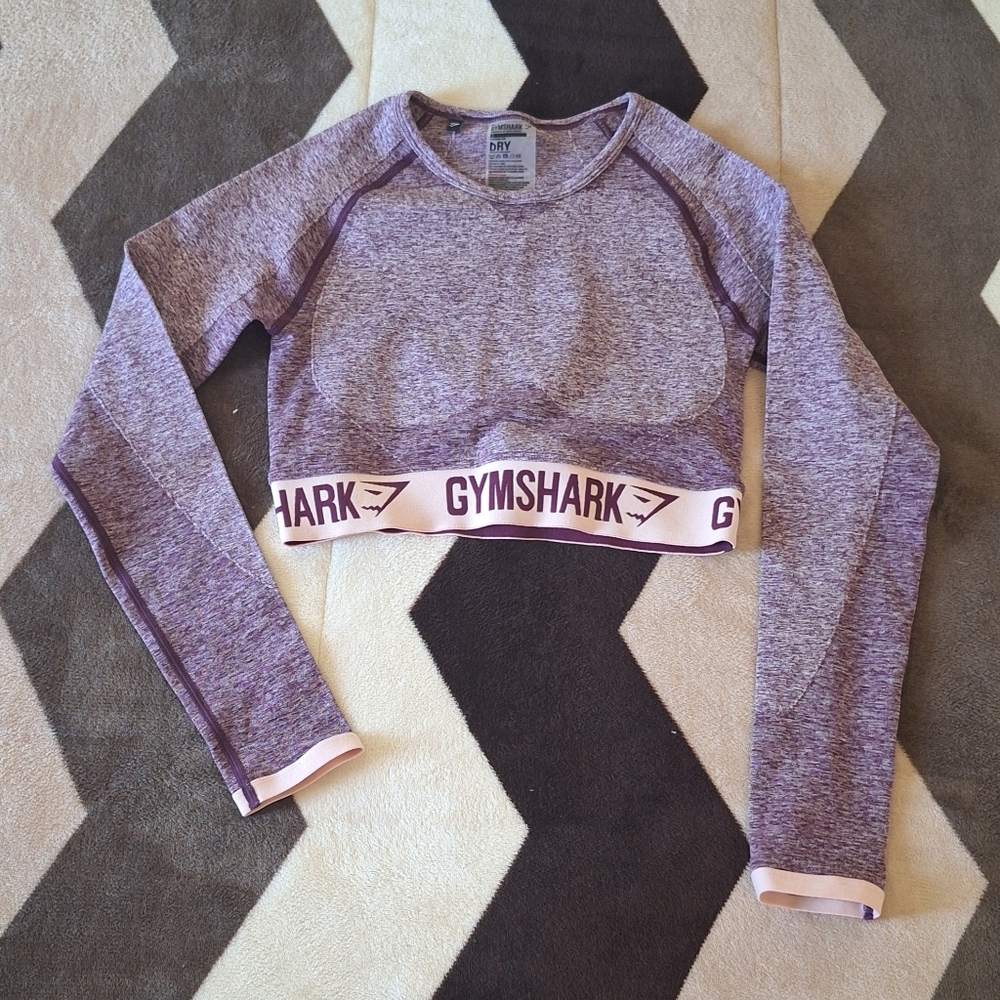 Gymshark Flex Longsleeve Crop Top - Small